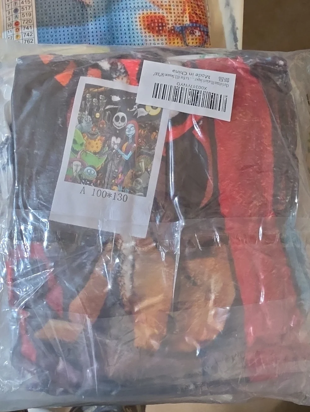 Nwt Nightmare Before Christmas Throw Blanket